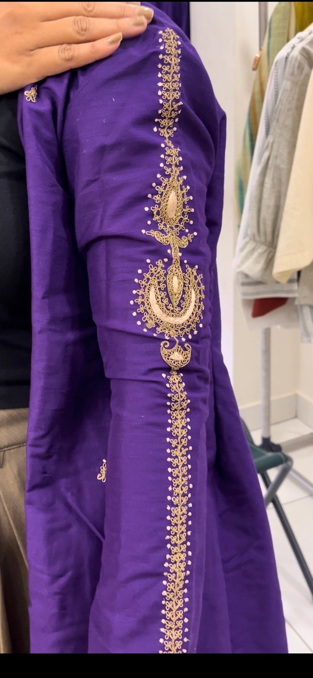 Purple & Lime Farsi Salwar Set