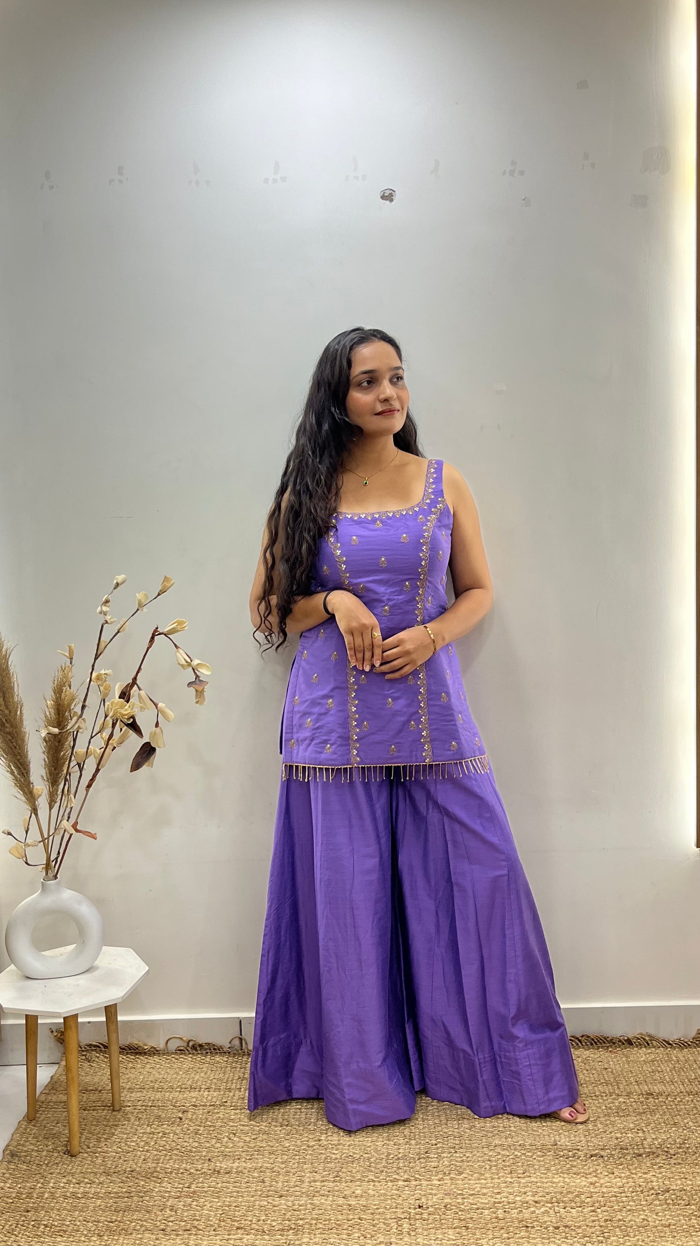 Lilac Sharara Set