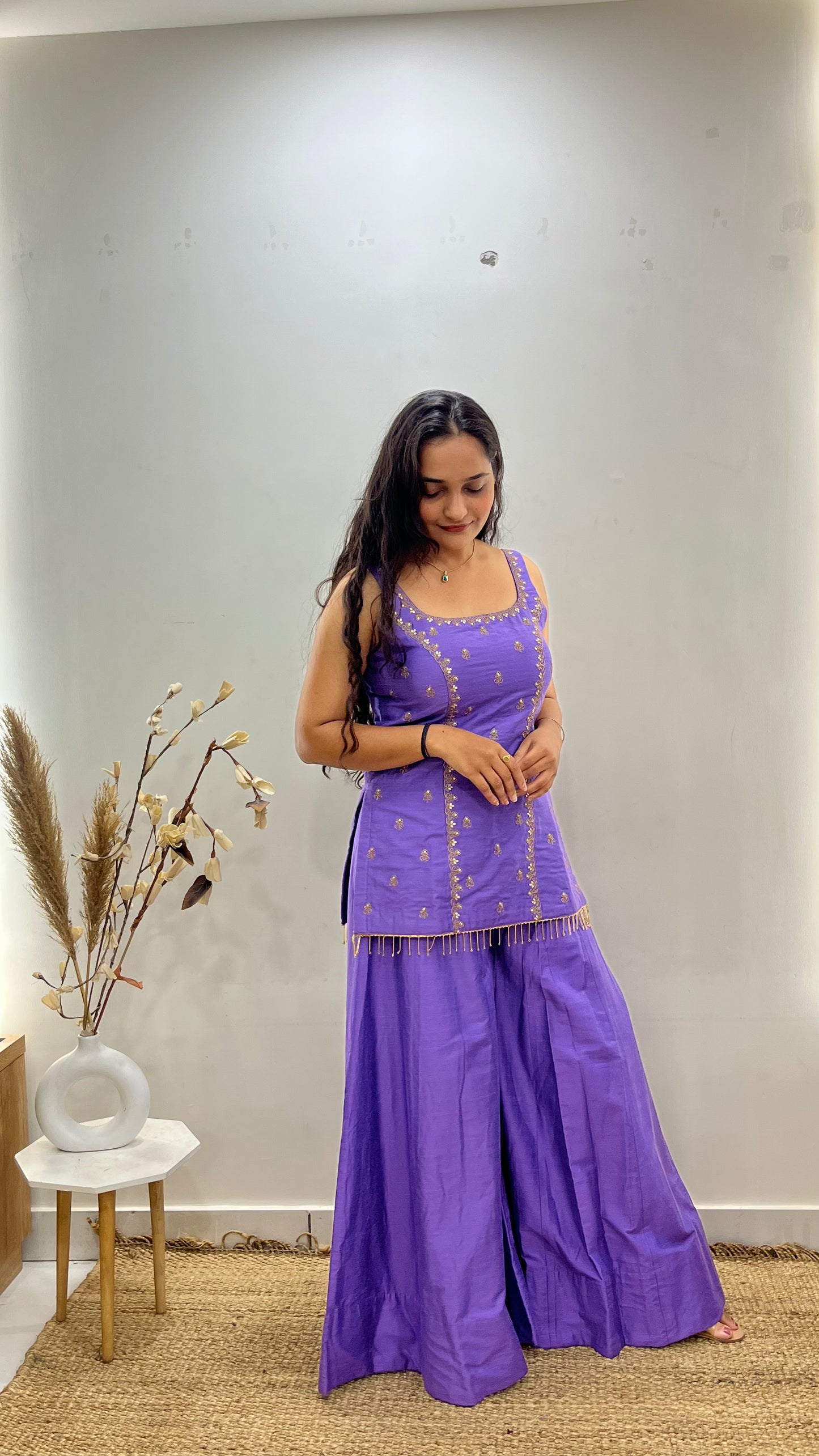 Lilac Sharara Set