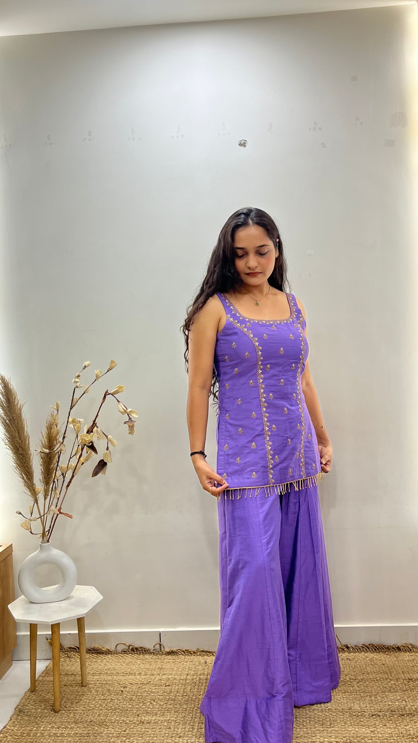 Lilac Sharara Set