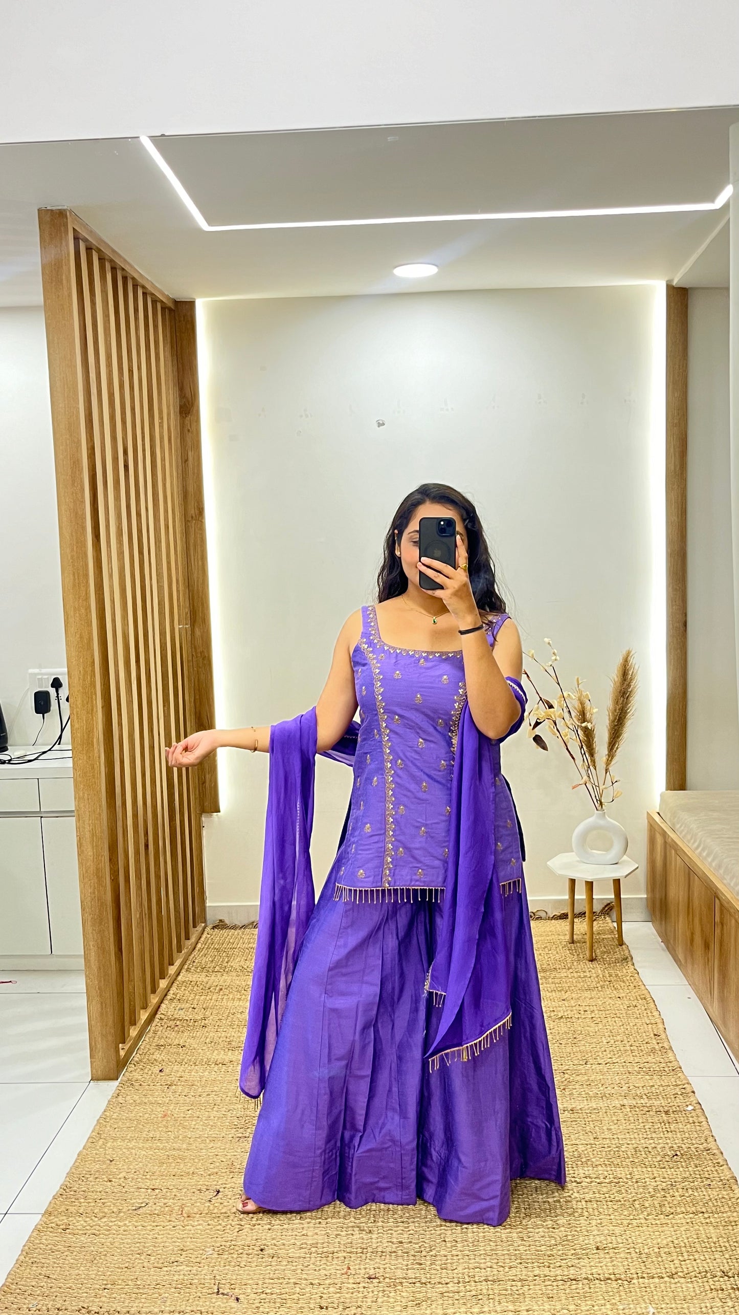 Lilac Sharara Set