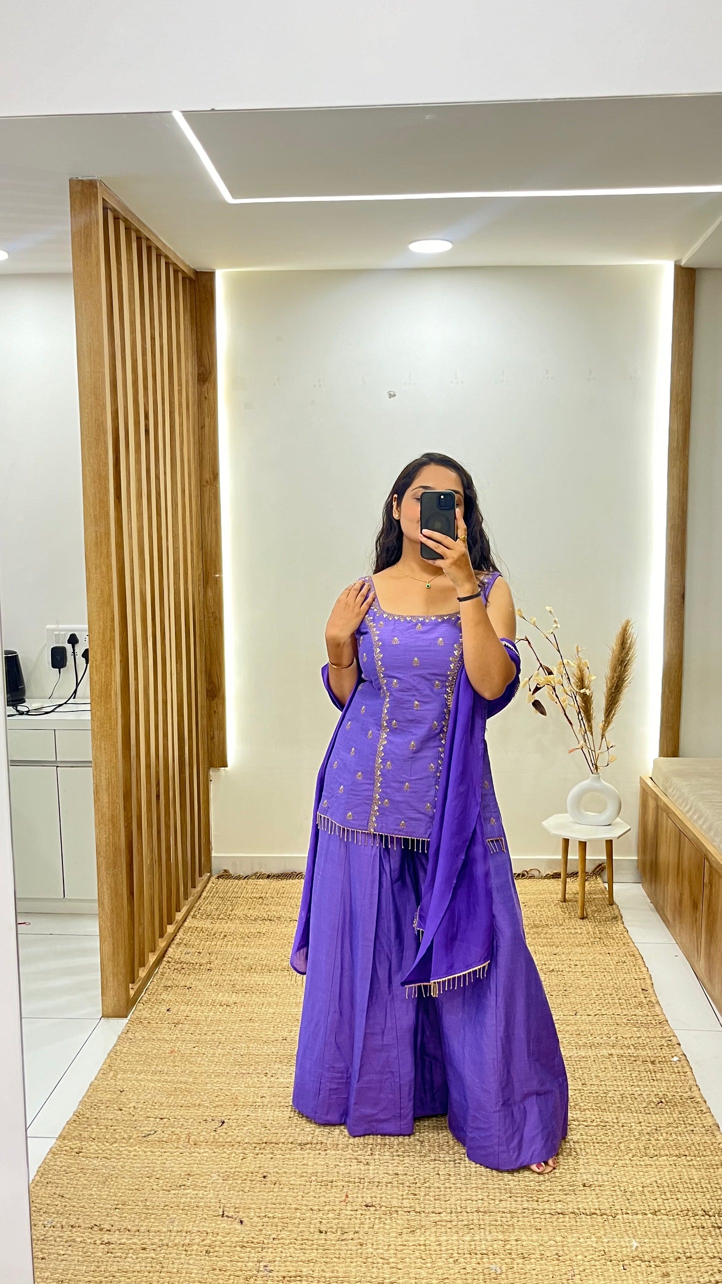 Lilac Sharara Set