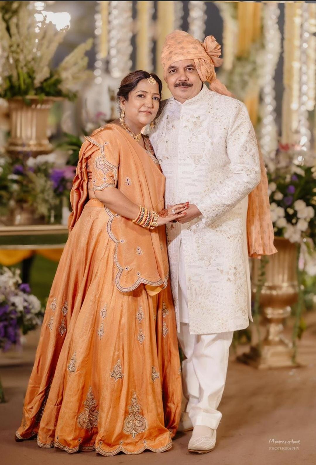 Lalita's Mustard Tissue Lehenga