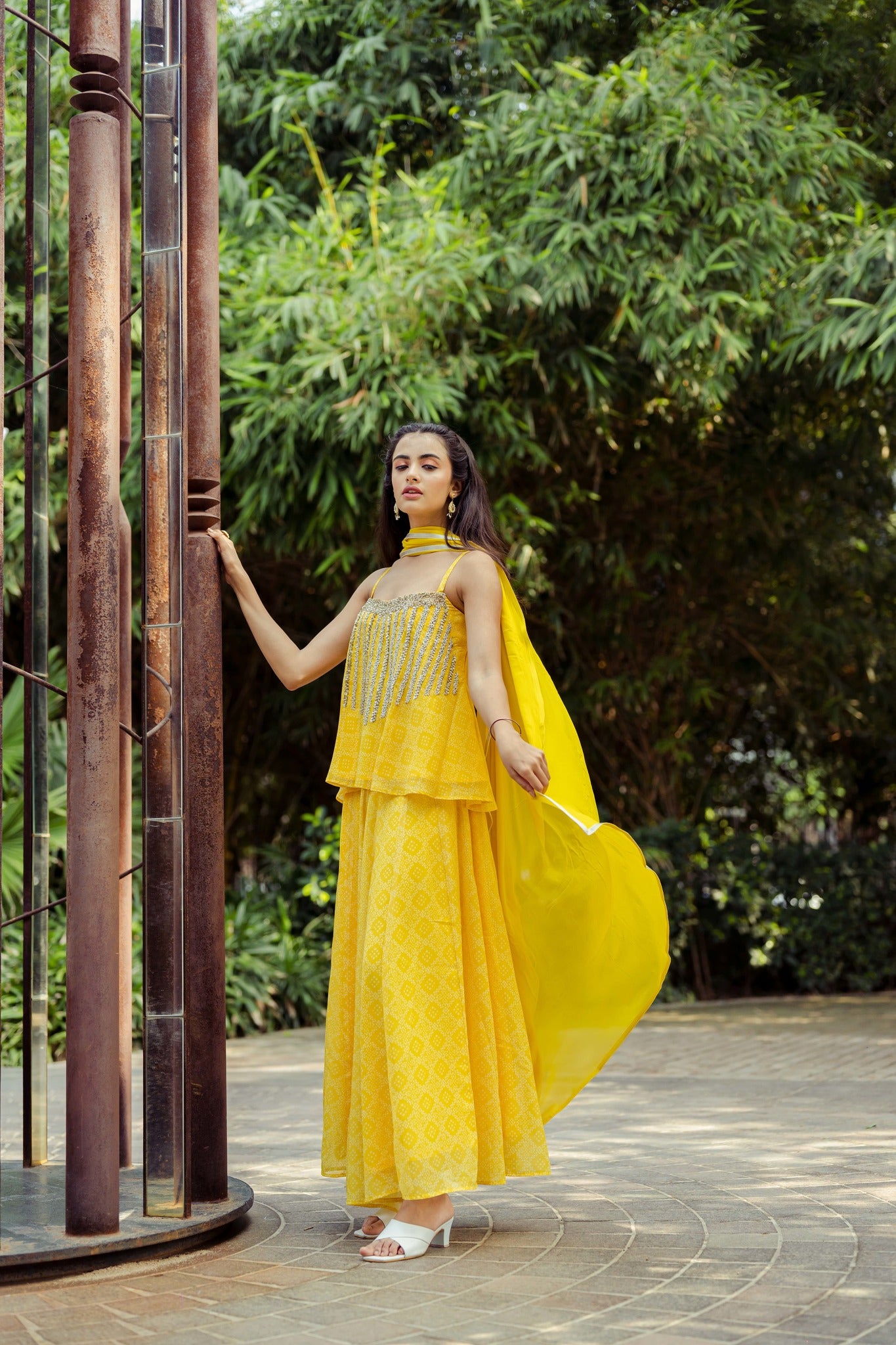 Peeli Peethi Sharara Suit Set