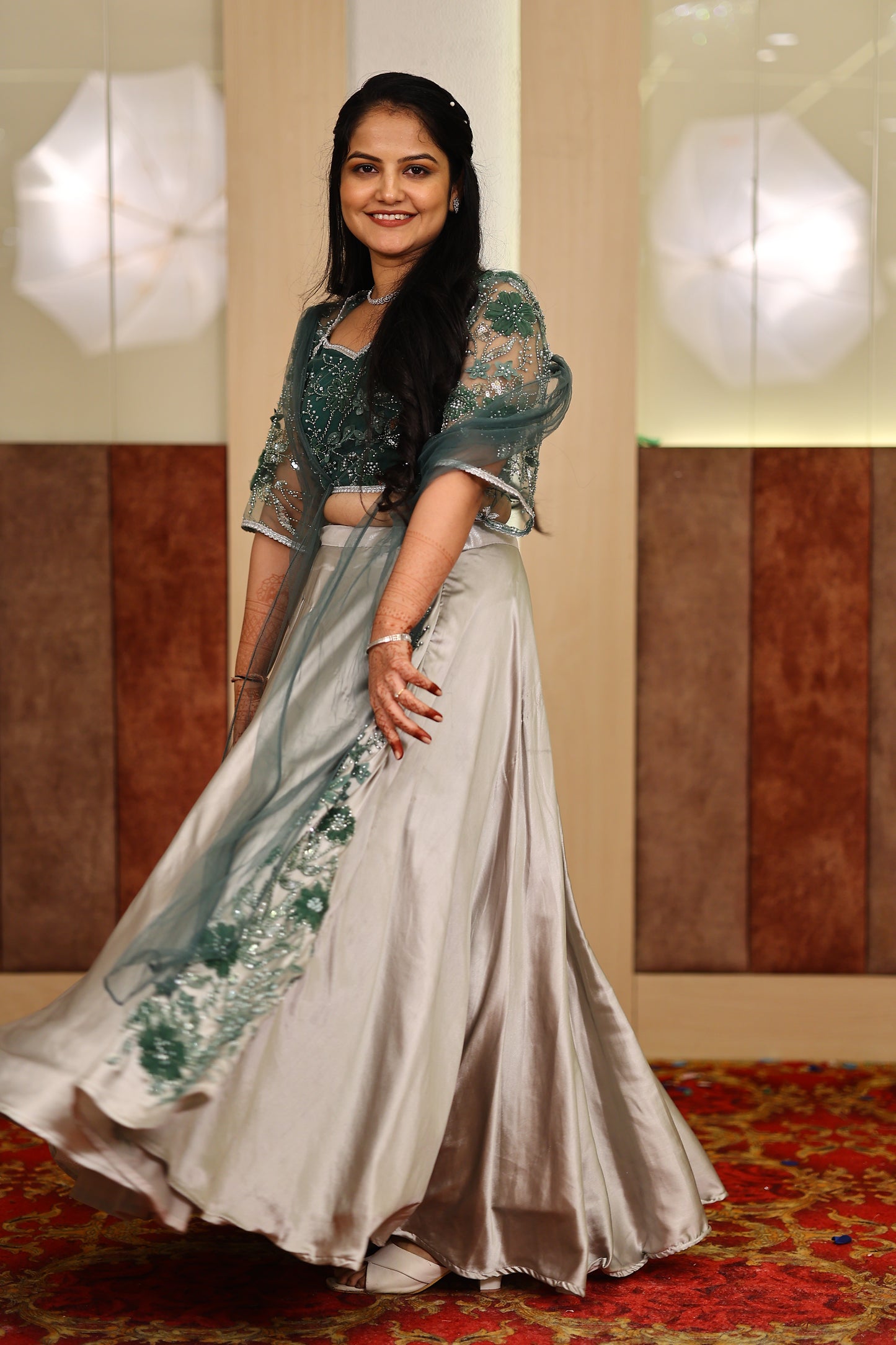 Palak's Sangeet Outfit