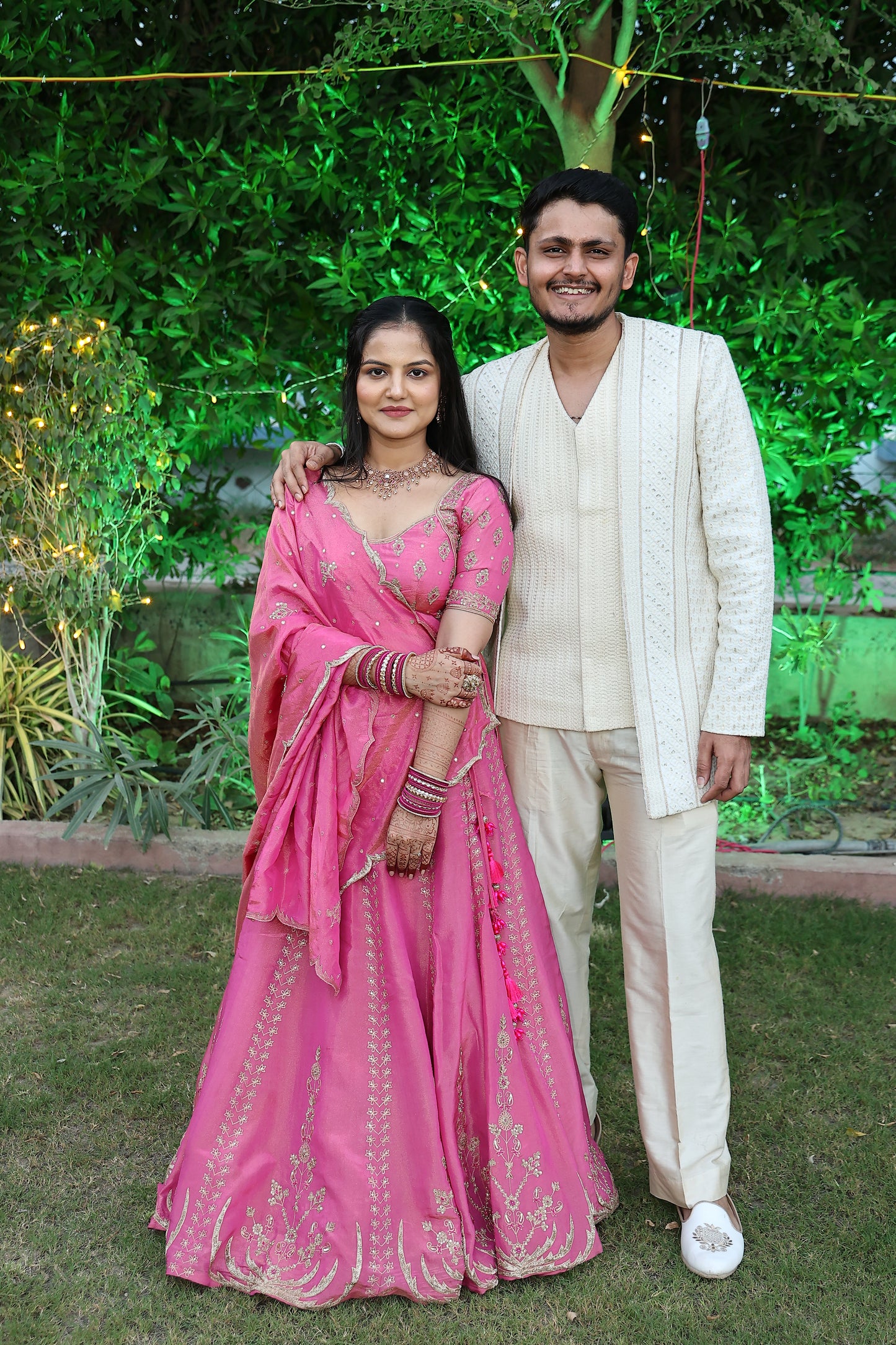 Palak's Lehenga in her sister's wedding