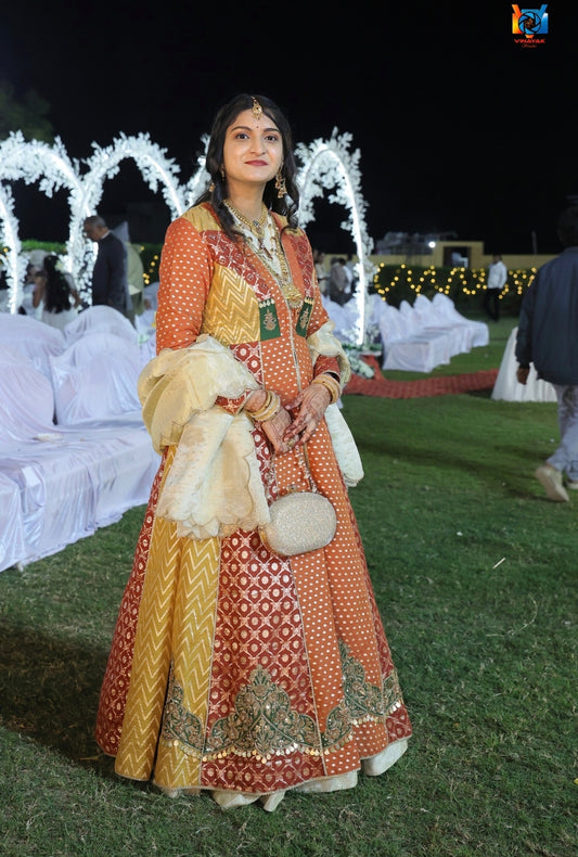 Vishakha's Indowestern Set