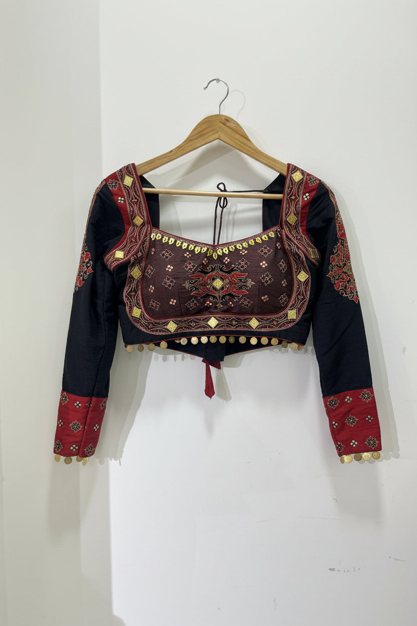 Vintage Hippie Hand embroidered Blouse