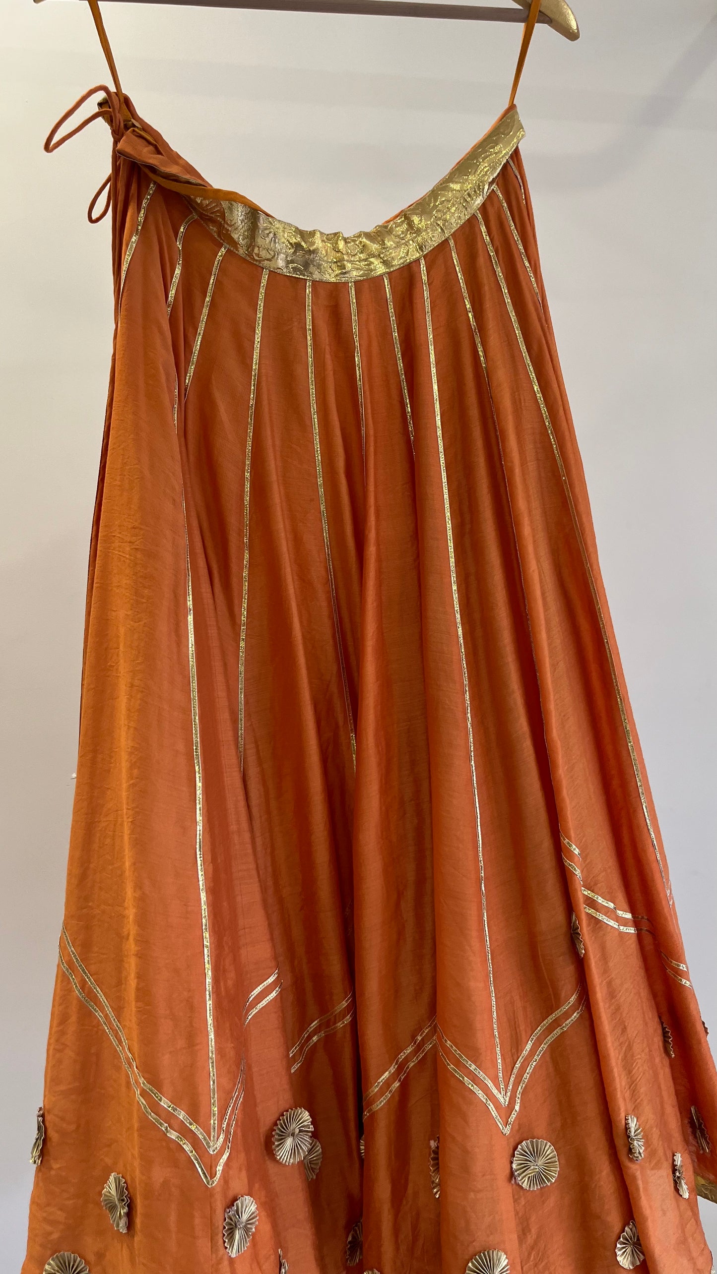 Orange Gota Lehenga