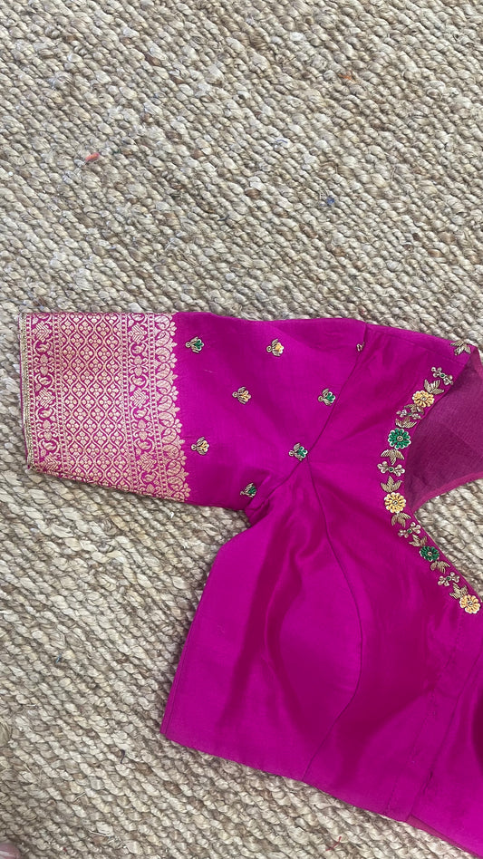 Pink Silk Blouse