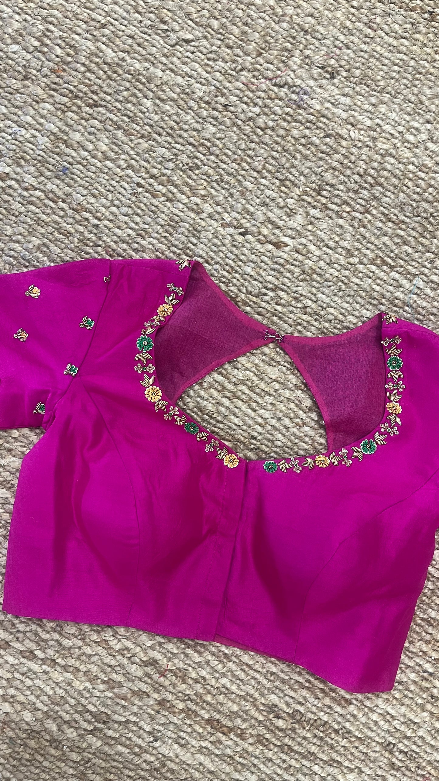 Pink Silk Blouse
