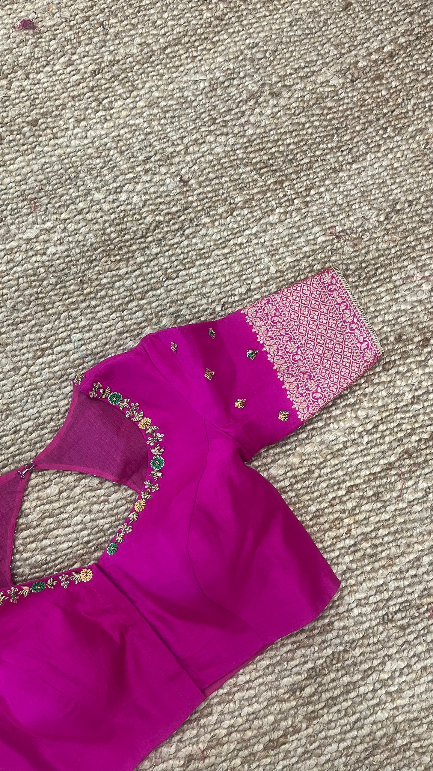 Pink Silk Blouse