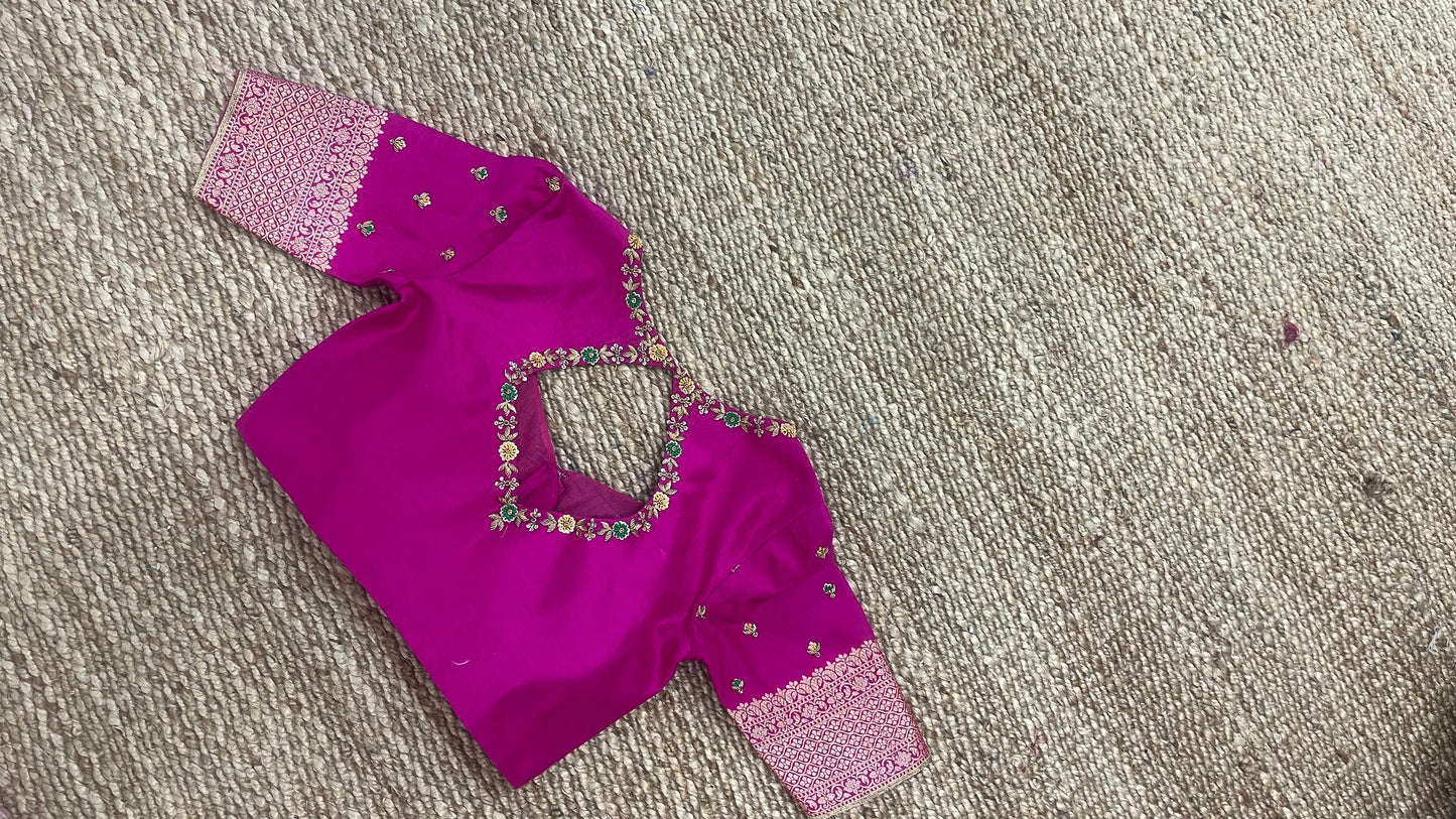 Pink Silk Blouse