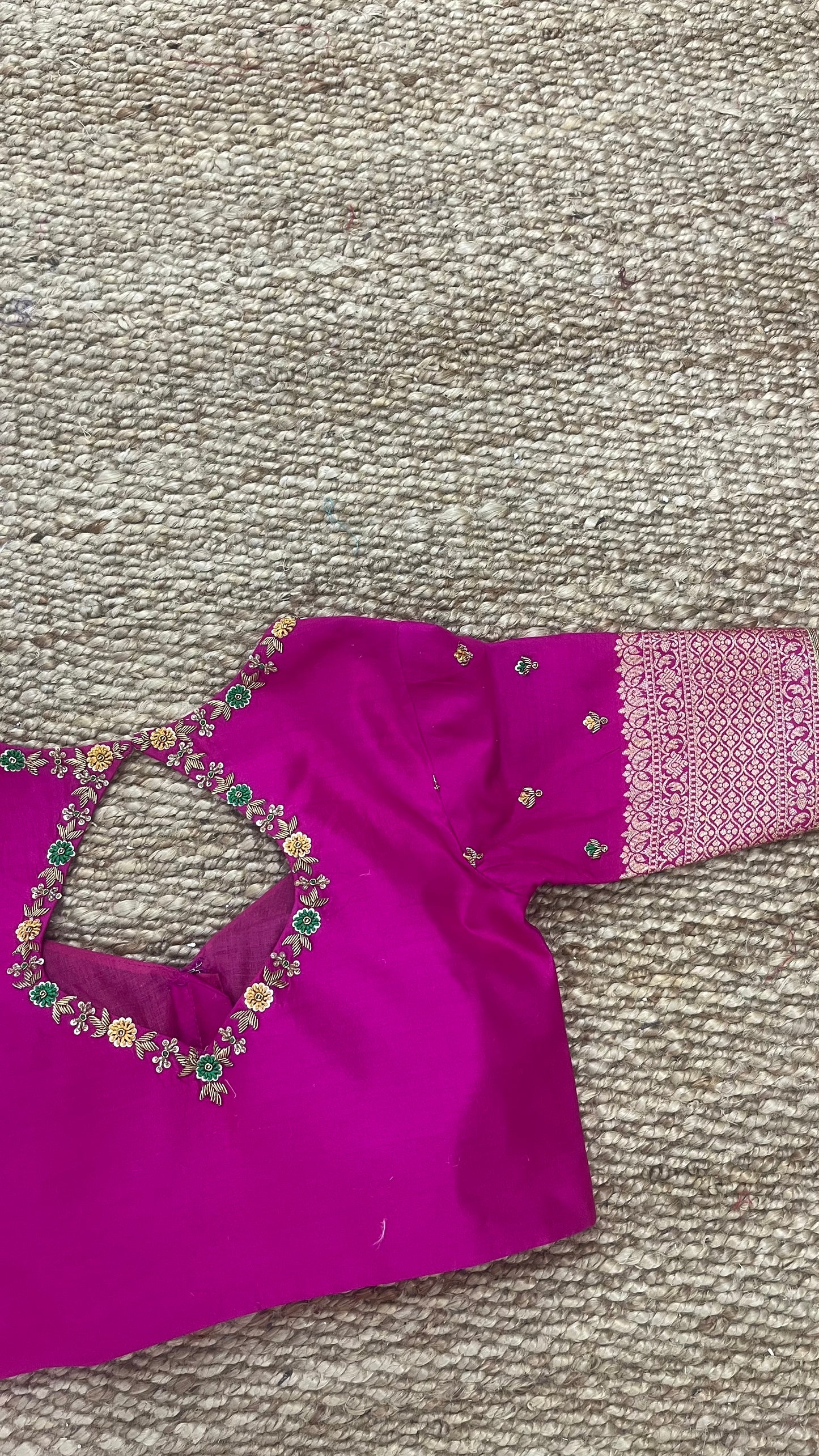 Pink Silk Blouse