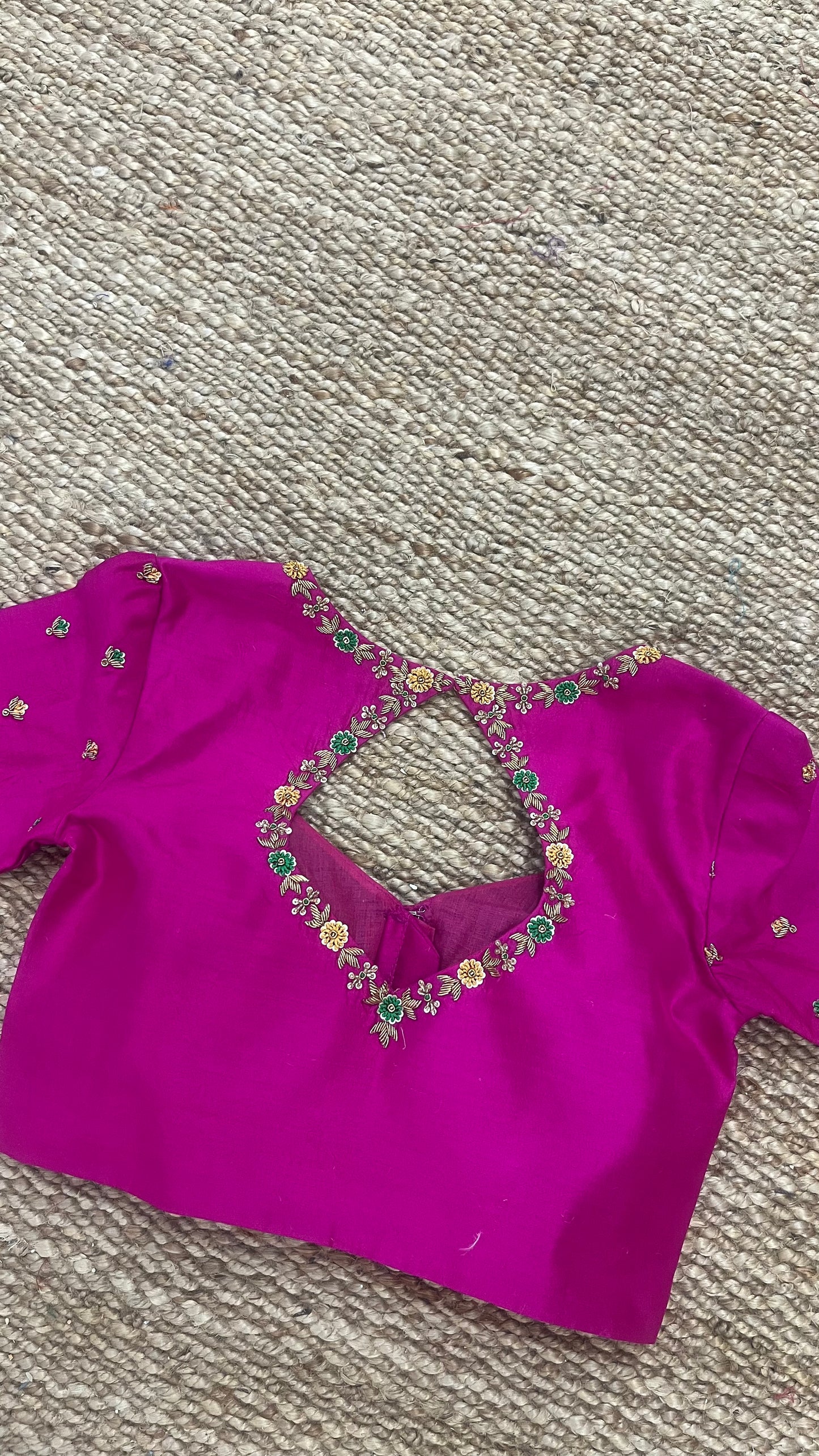 Pink Silk Blouse