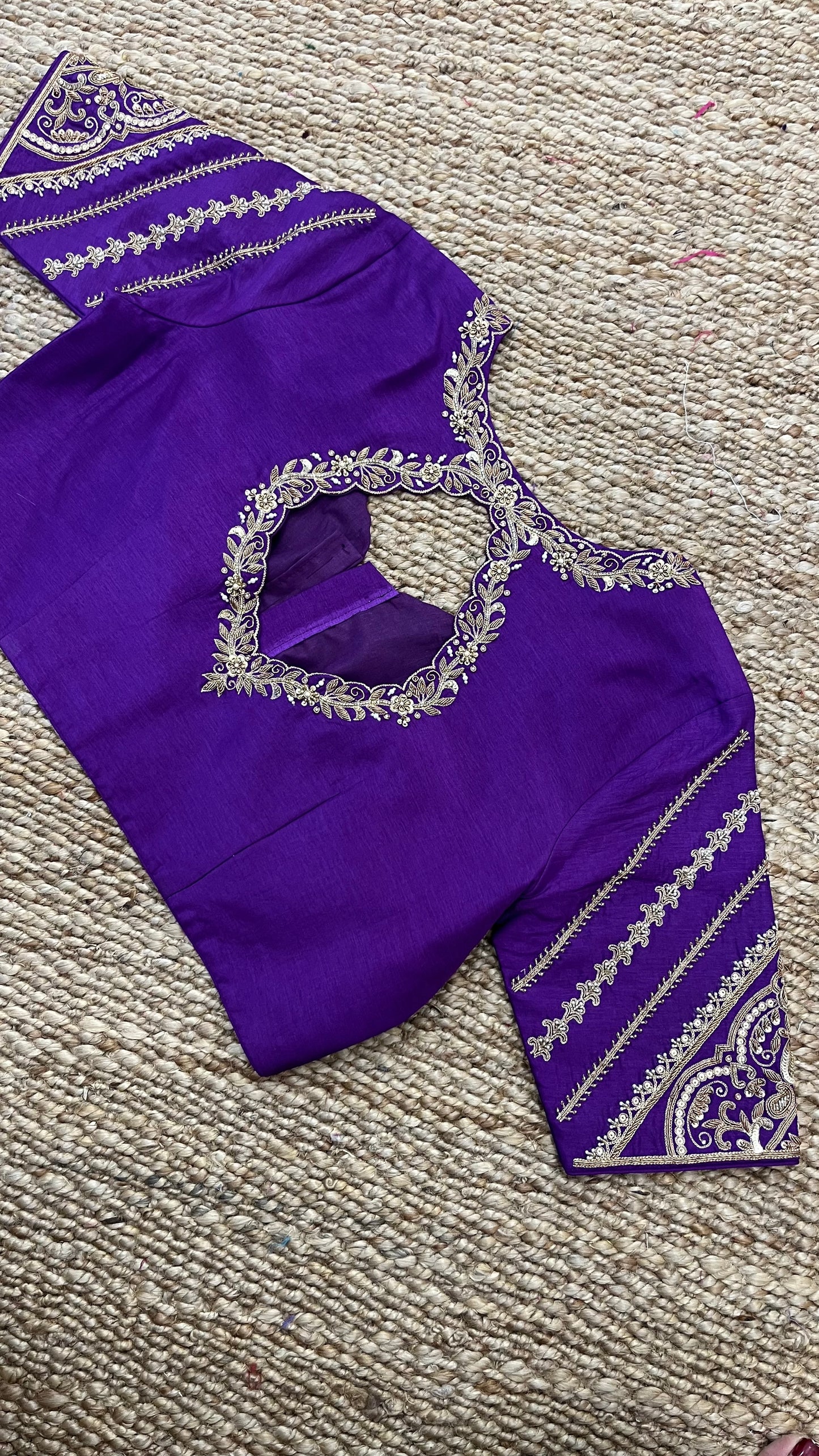 Purple designer Blouse