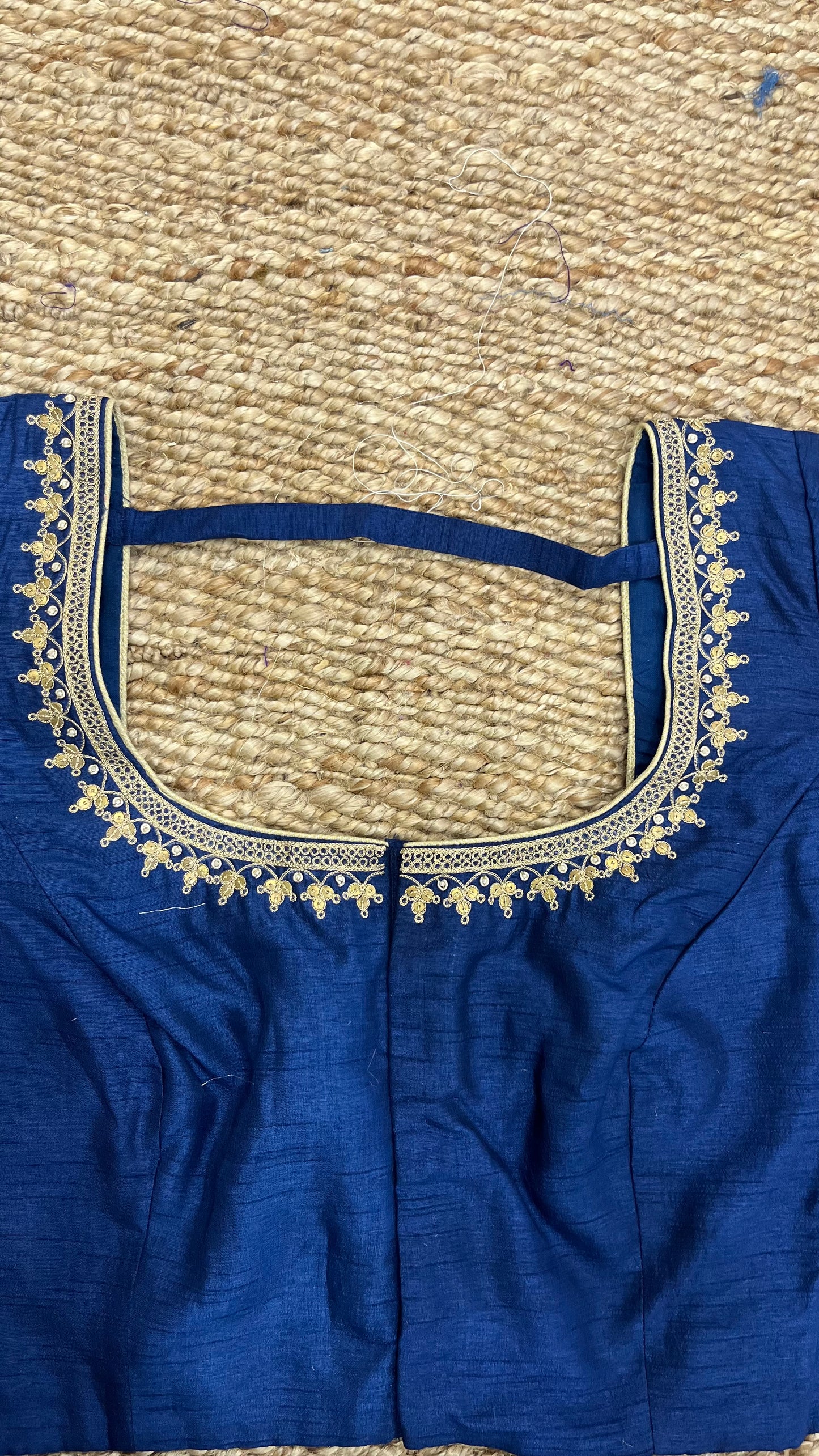Blue Butti Blouse