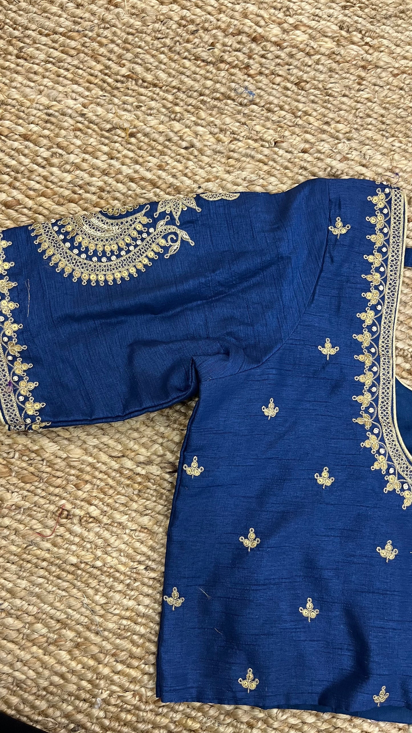 Blue Butti Blouse