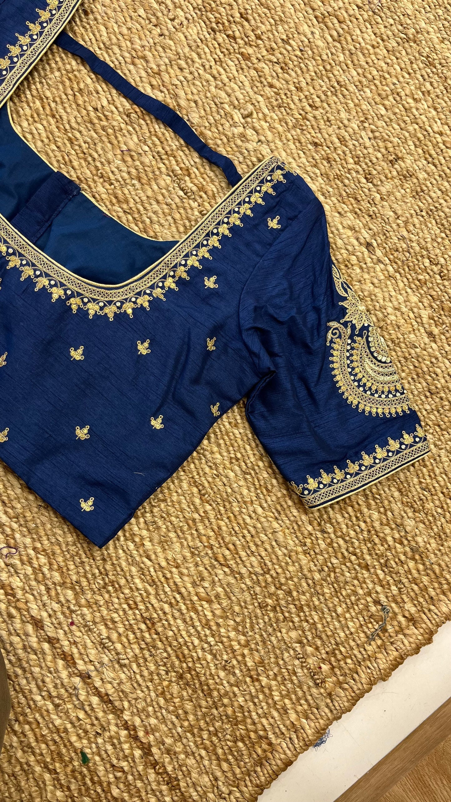 Blue Butti Blouse