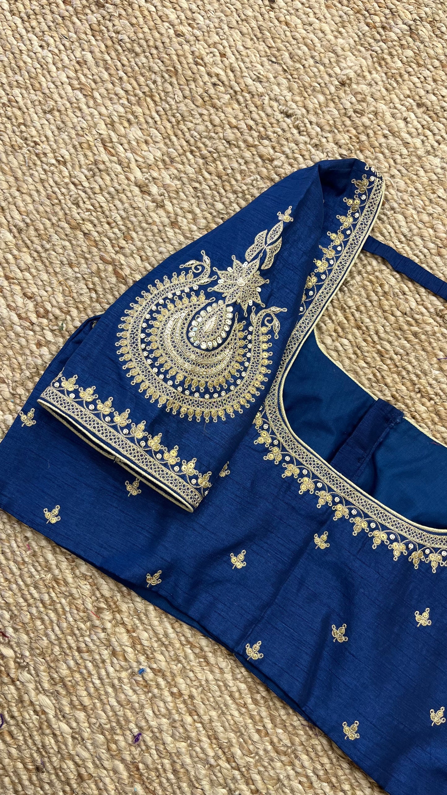 Blue Butti Blouse