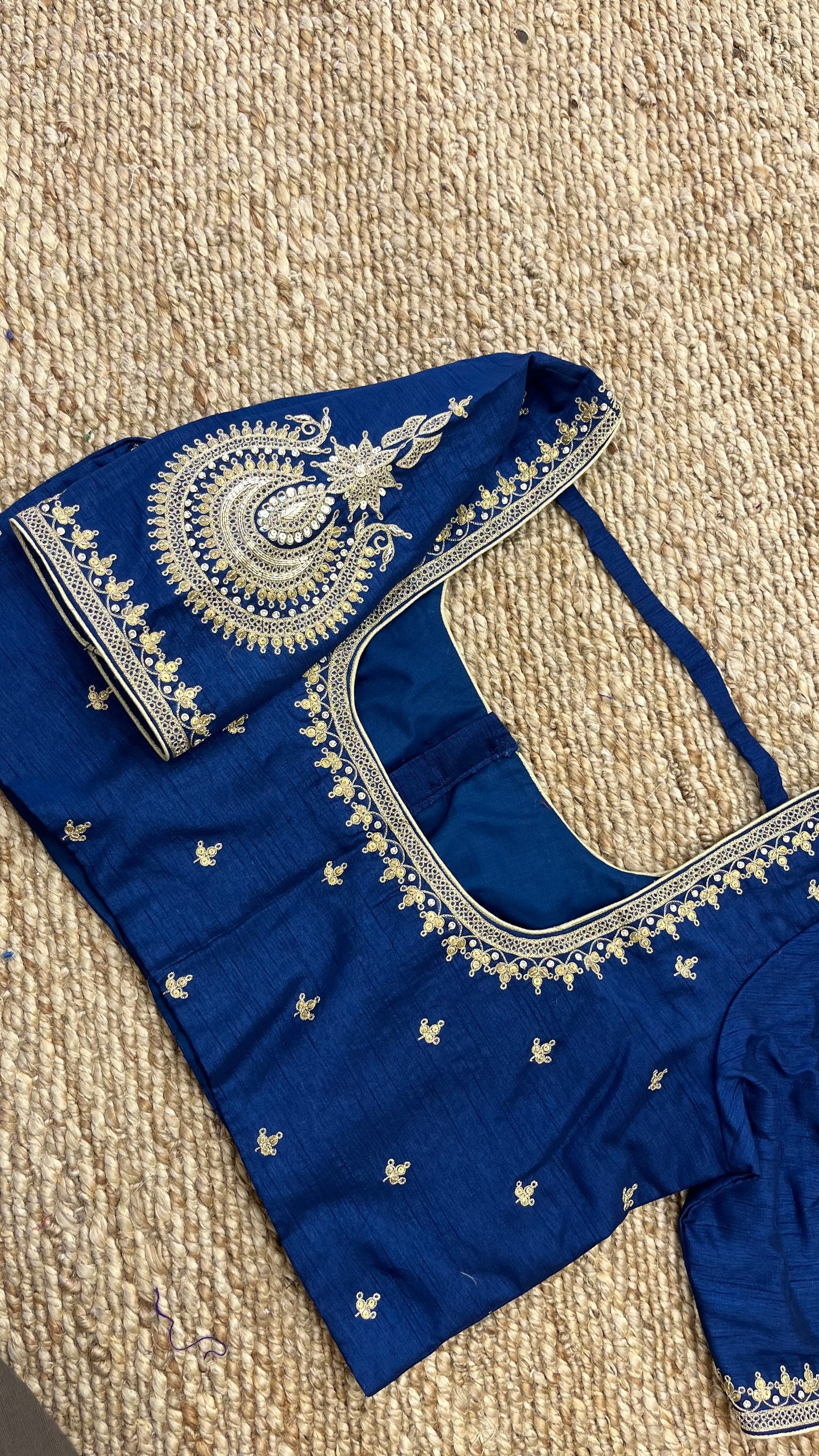 Blue Butti Blouse