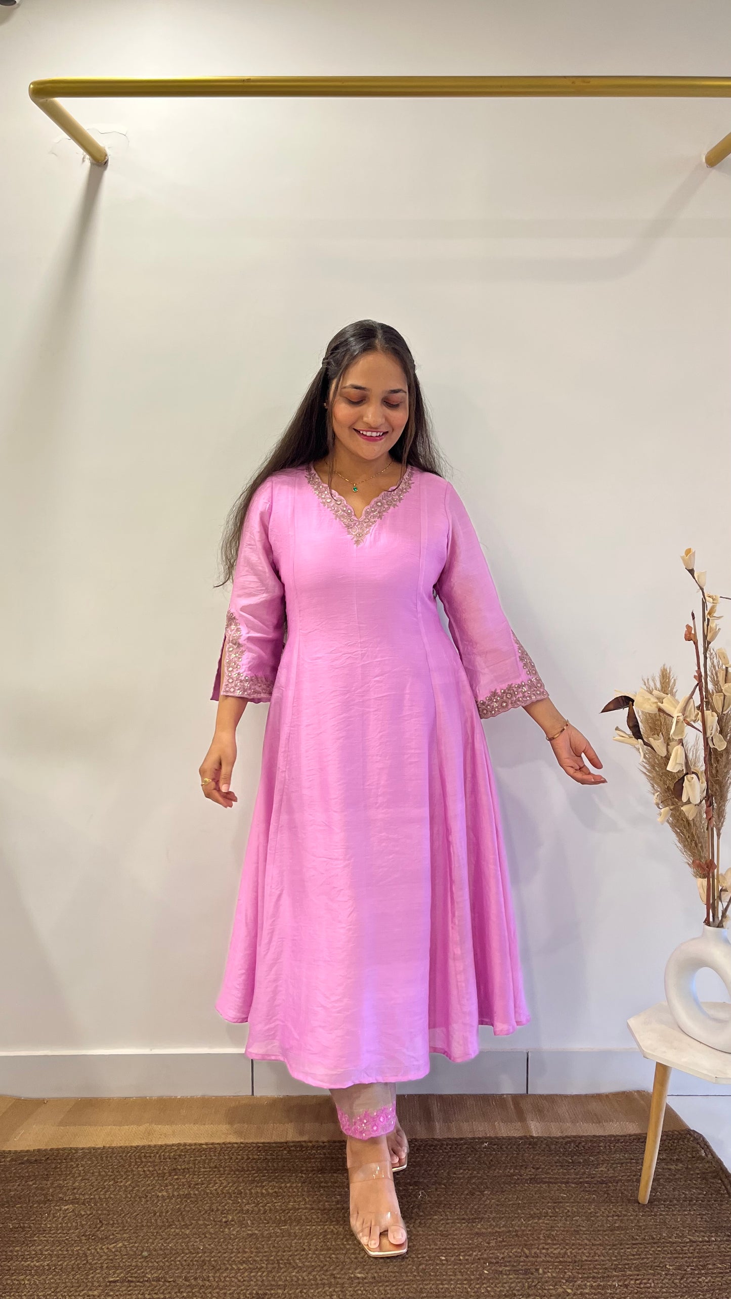Rose Lavender Suit set
