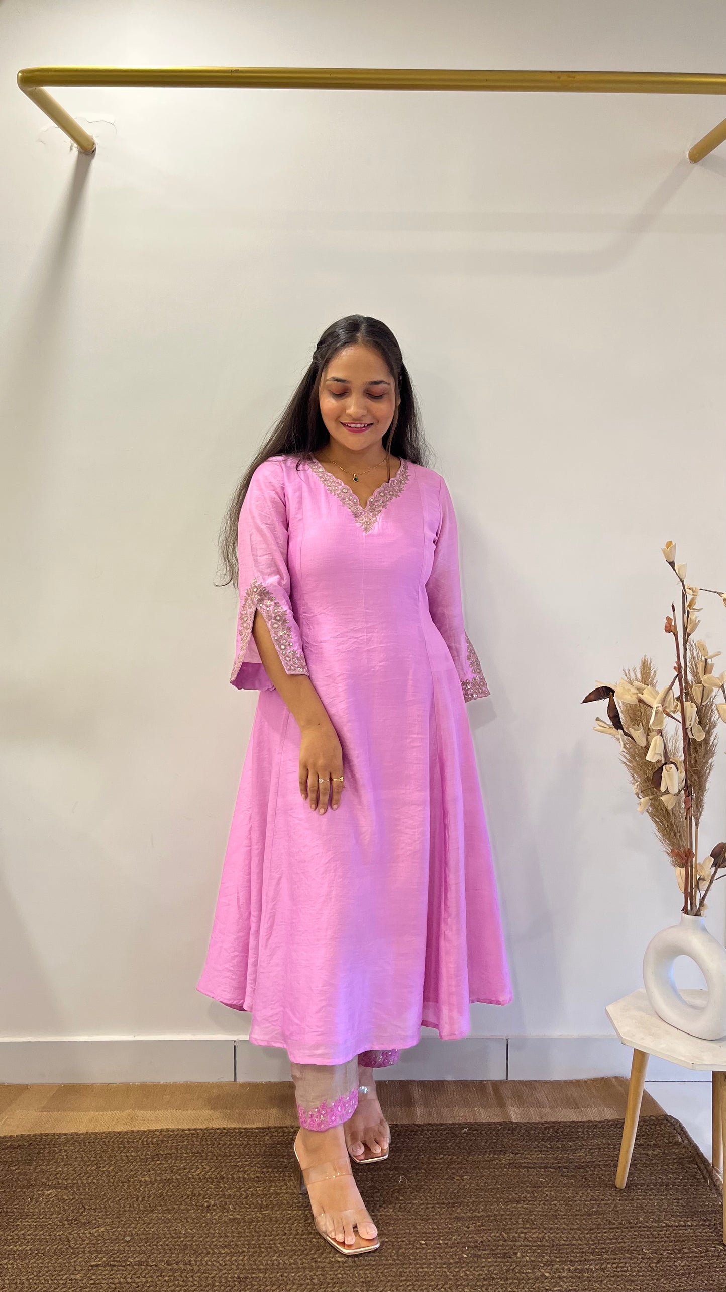 Rose Lavender Suit set