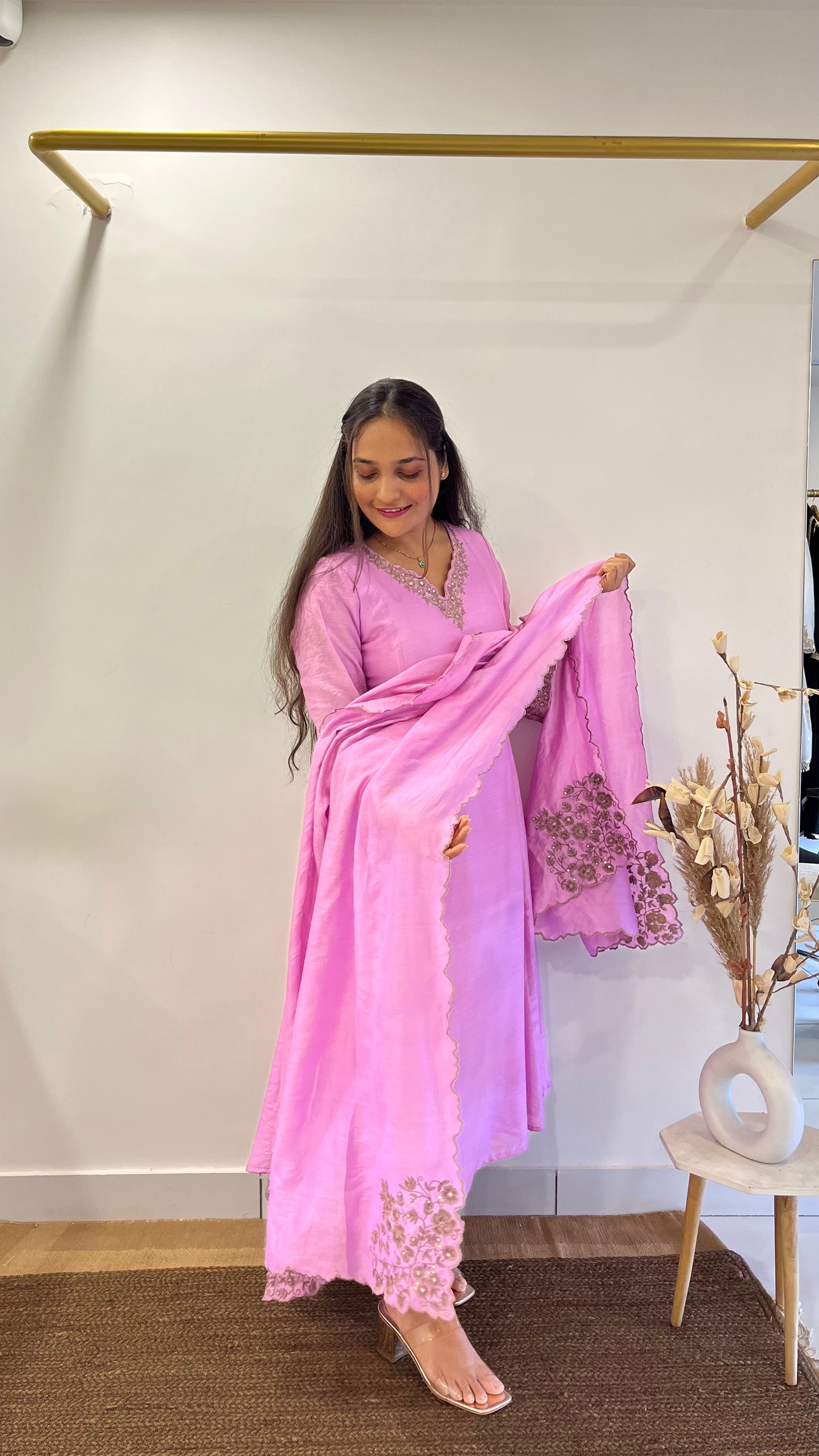 Rose Lavender Suit set