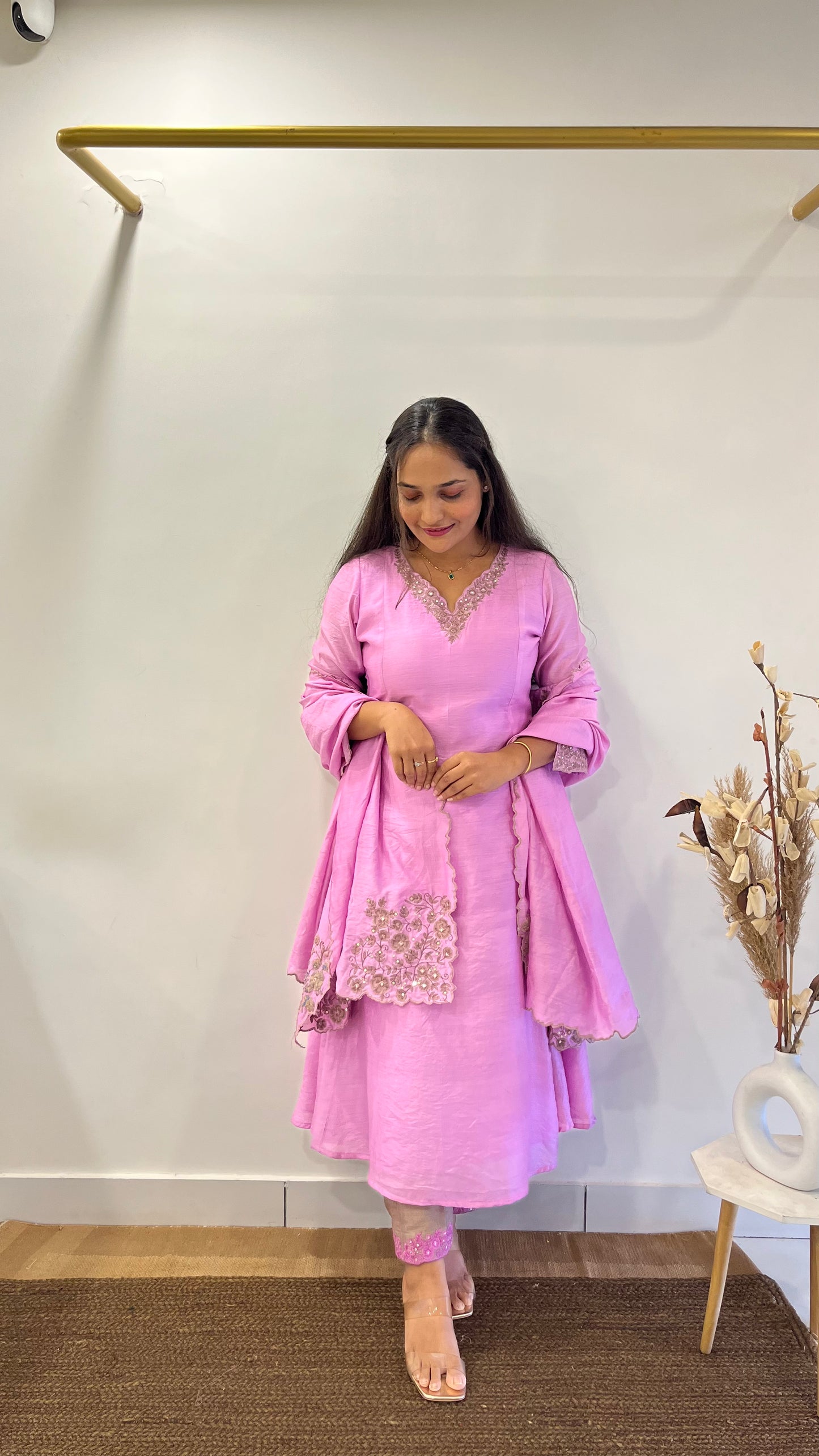 Rose Lavender Suit set