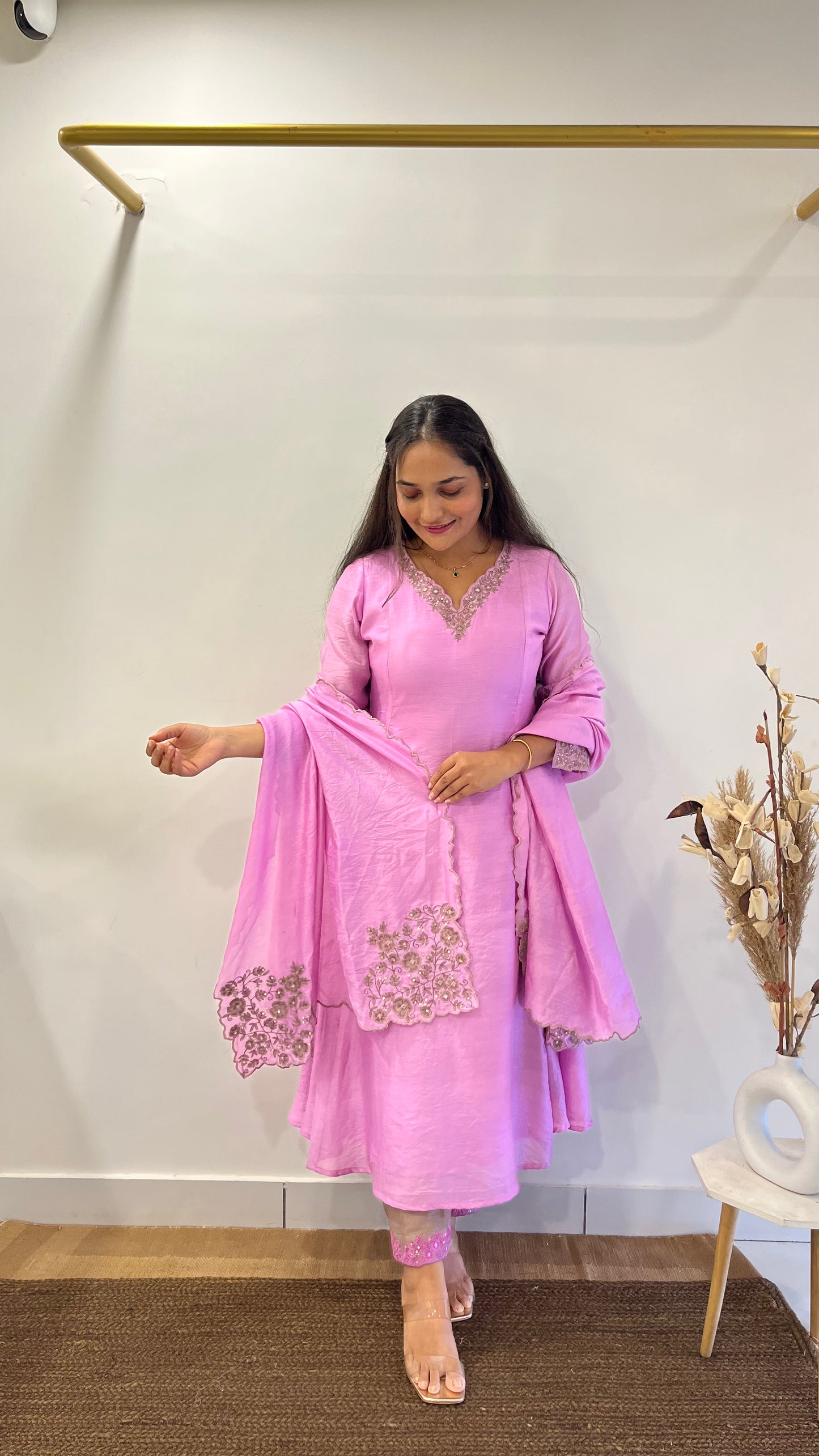Rose Lavender Suit set