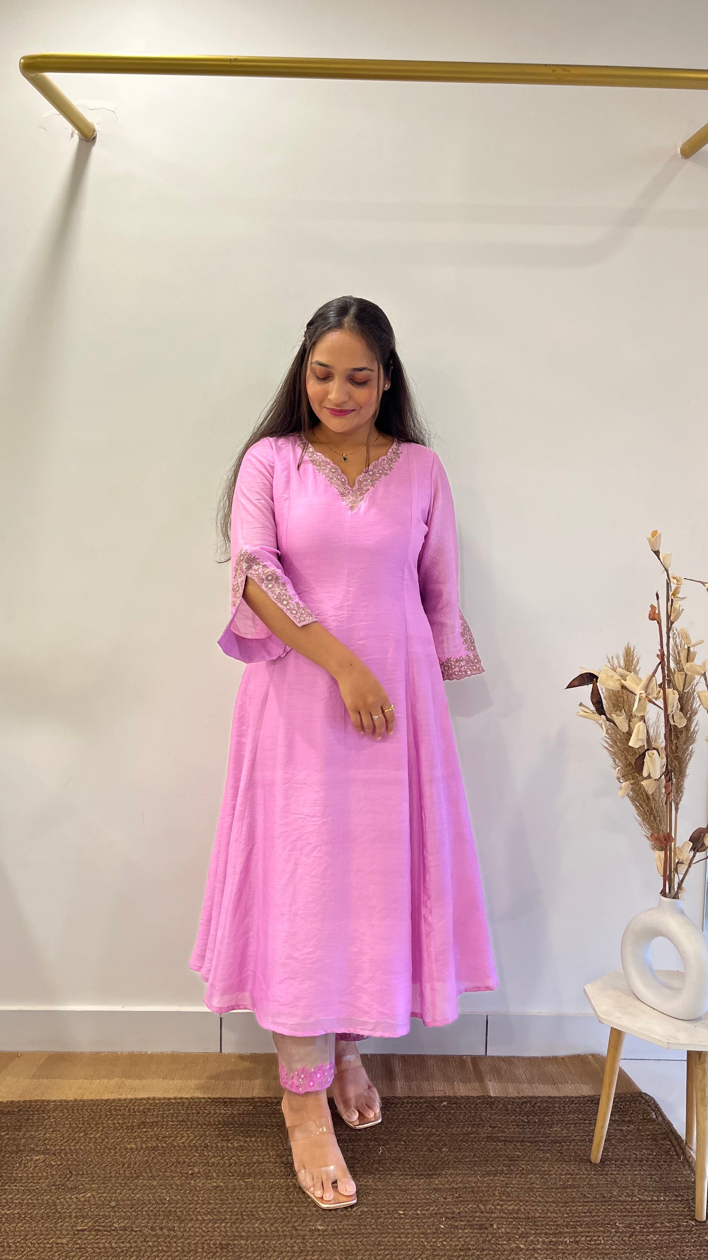 Rose Lavender Suit set