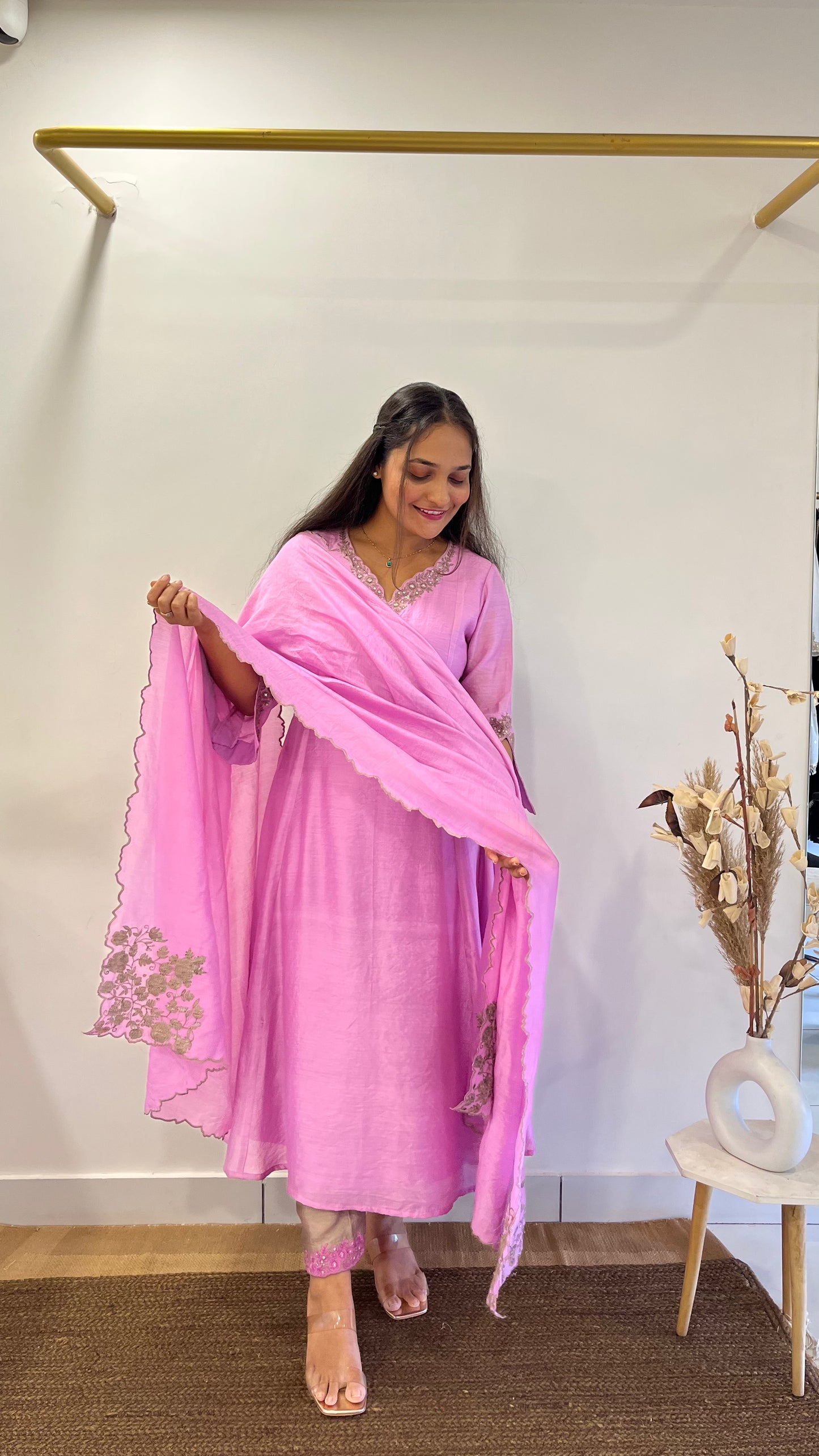 Rose Lavender Suit set