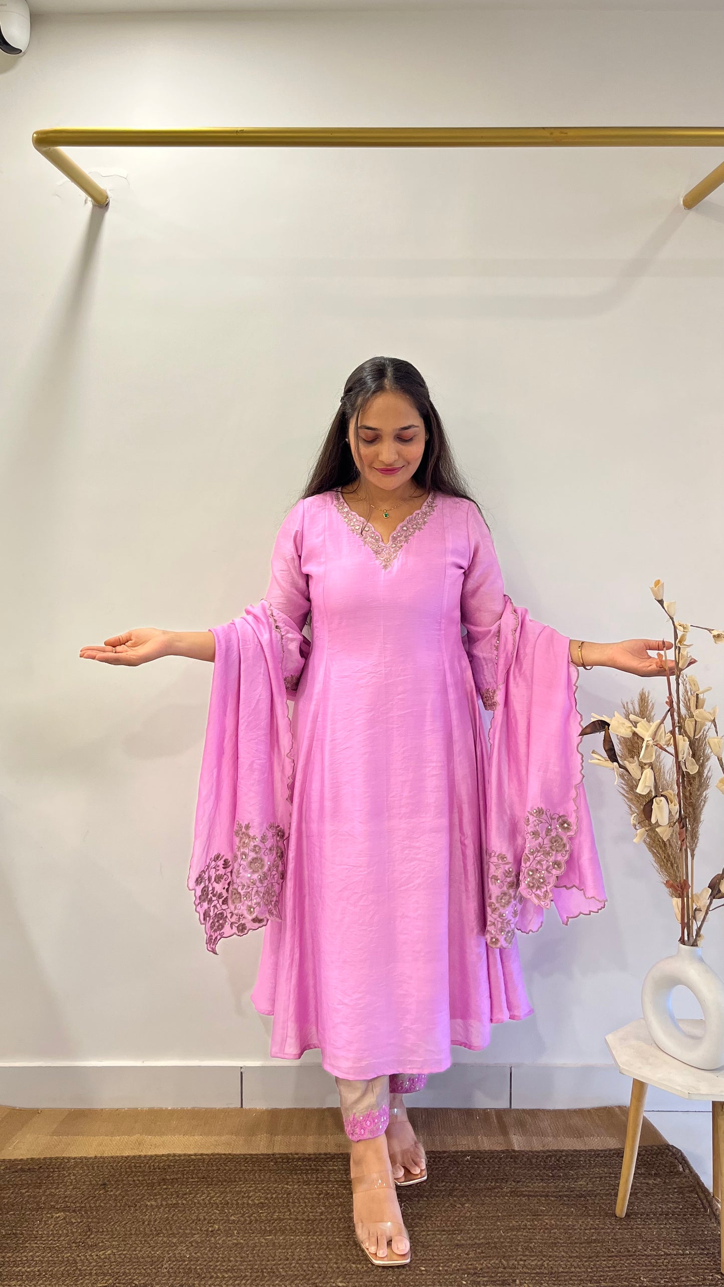 Rose Lavender Suit set