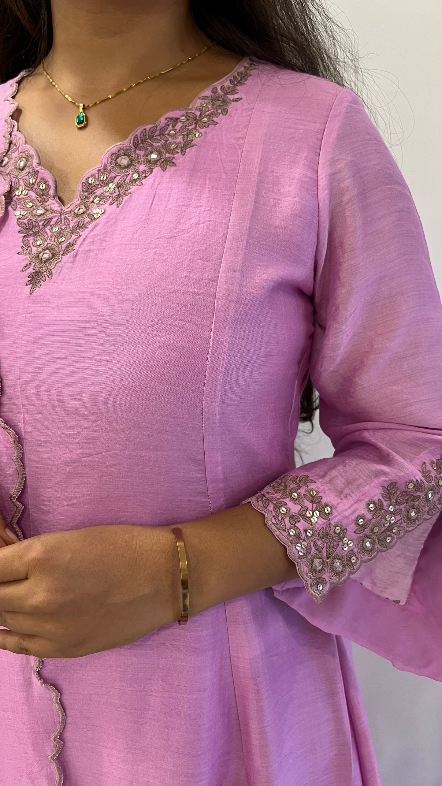 Rose Lavender Suit set
